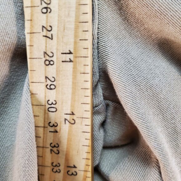 Old Navy Pants Womens Medium Tall Khaki Brown Taylor Straight Trouser - Picture 4 of 8